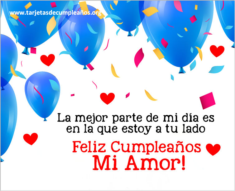 Felicitaciones de cumpleaños para un esposo