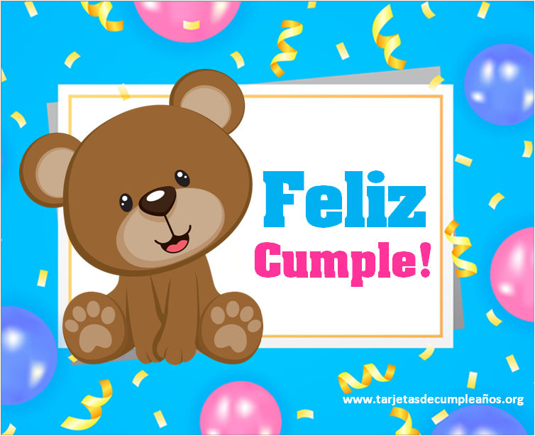 Tarjetas de Cumpleaños para niños