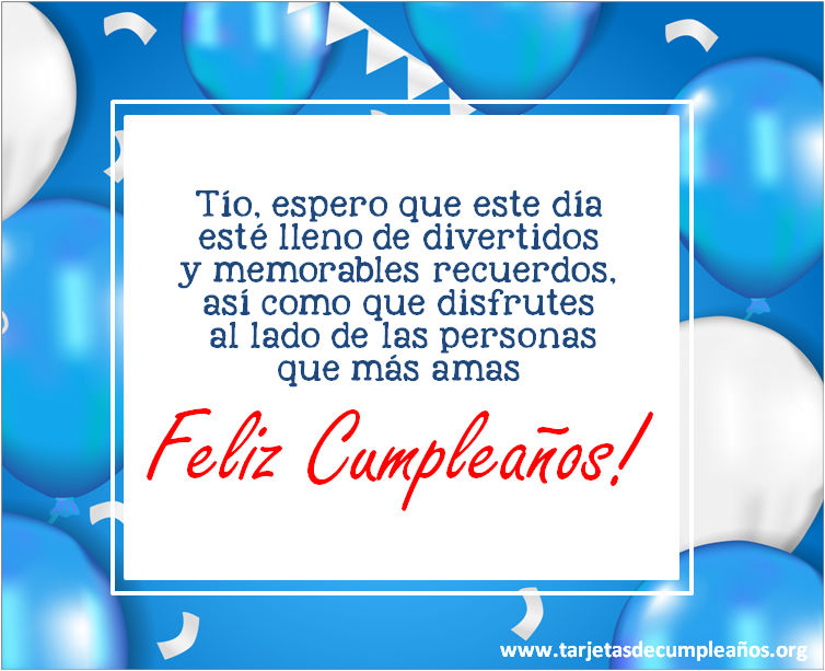 imágenes de Cumpleaños para Tios