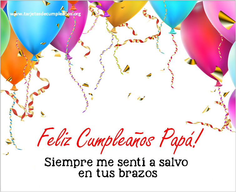 Postales gratis para cumpleaños de Papá