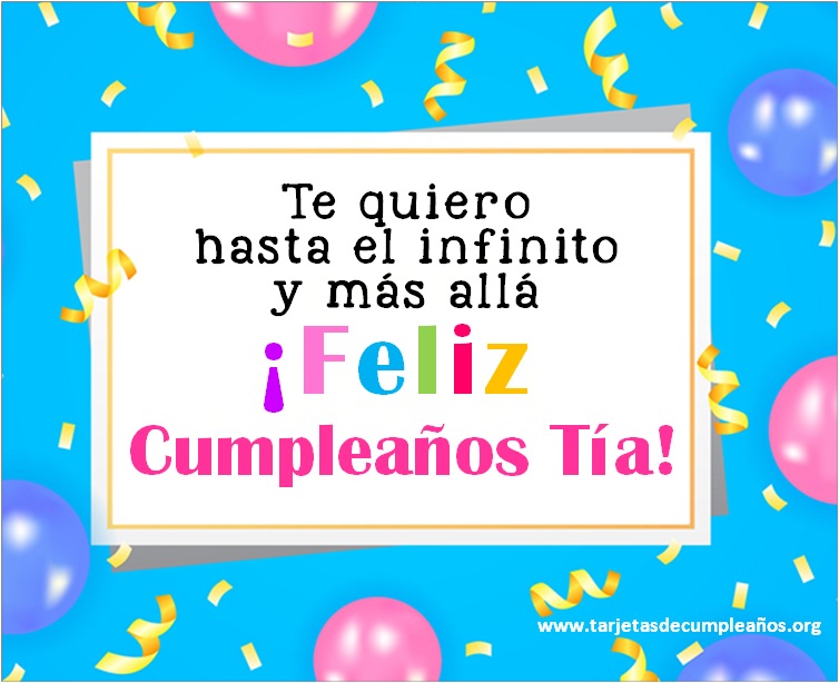 tarjetas de cumpleaños tia gratis