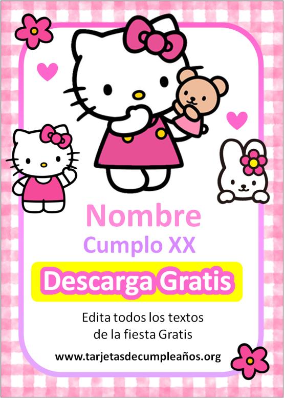 aplicacion para hacer invitaciones de hello kitty 