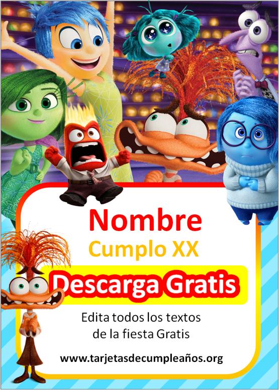 invitaciones de intensamente dos
