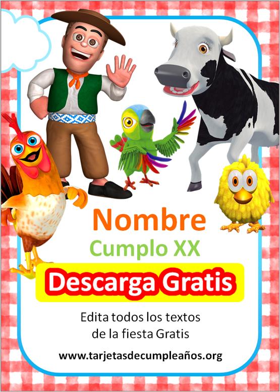 invitaciones de la granja de zenón para imprimir